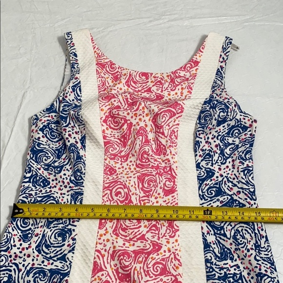 Lilly Pulitzer Delia shift in multicolor blue pink white Indigo Star Crush - Picture 7 of 11